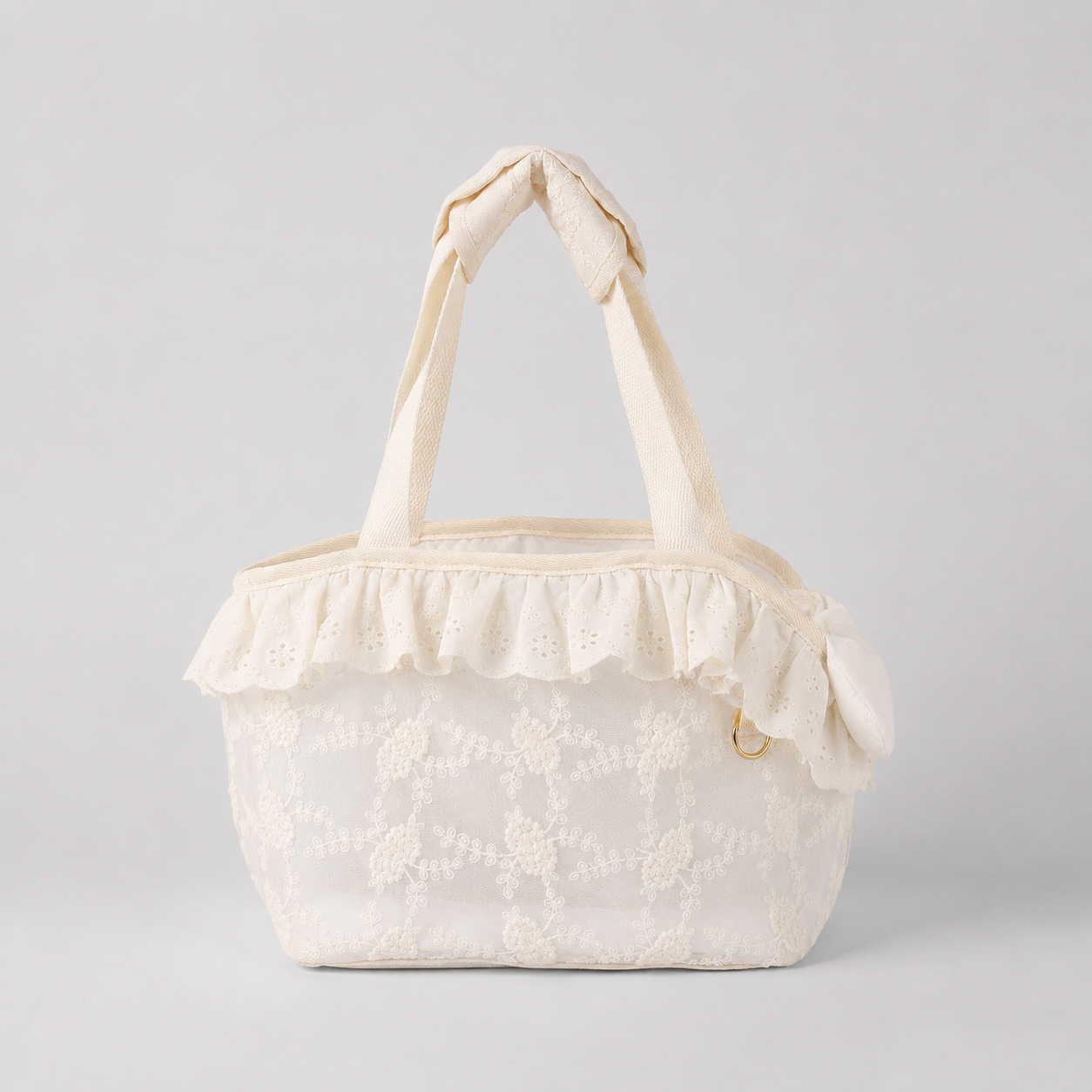Lace Mini Pet Carrier - Product View