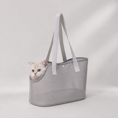 Mesh Travel Pet Carrier - with Pet