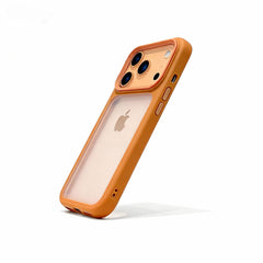 Side view of Wagmade case showing raised camera guard and shockproof bumper for iPhone 17 Pro Max