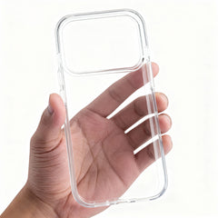 Crystal Clear Anti-Yellowing Shockproof Phone Case for iPhone - Transparent