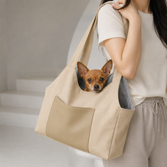 Cooling Summer Pet Tote - Lifestyle