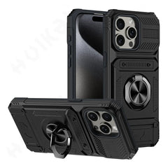 Rugged Armor Case with 360° Ring Kickstand