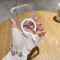 Crystal Glitter Magnetic MagSafe Phone Case for iPhone