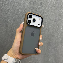 Matte Translucent Shockproof Phone Case for iPhone