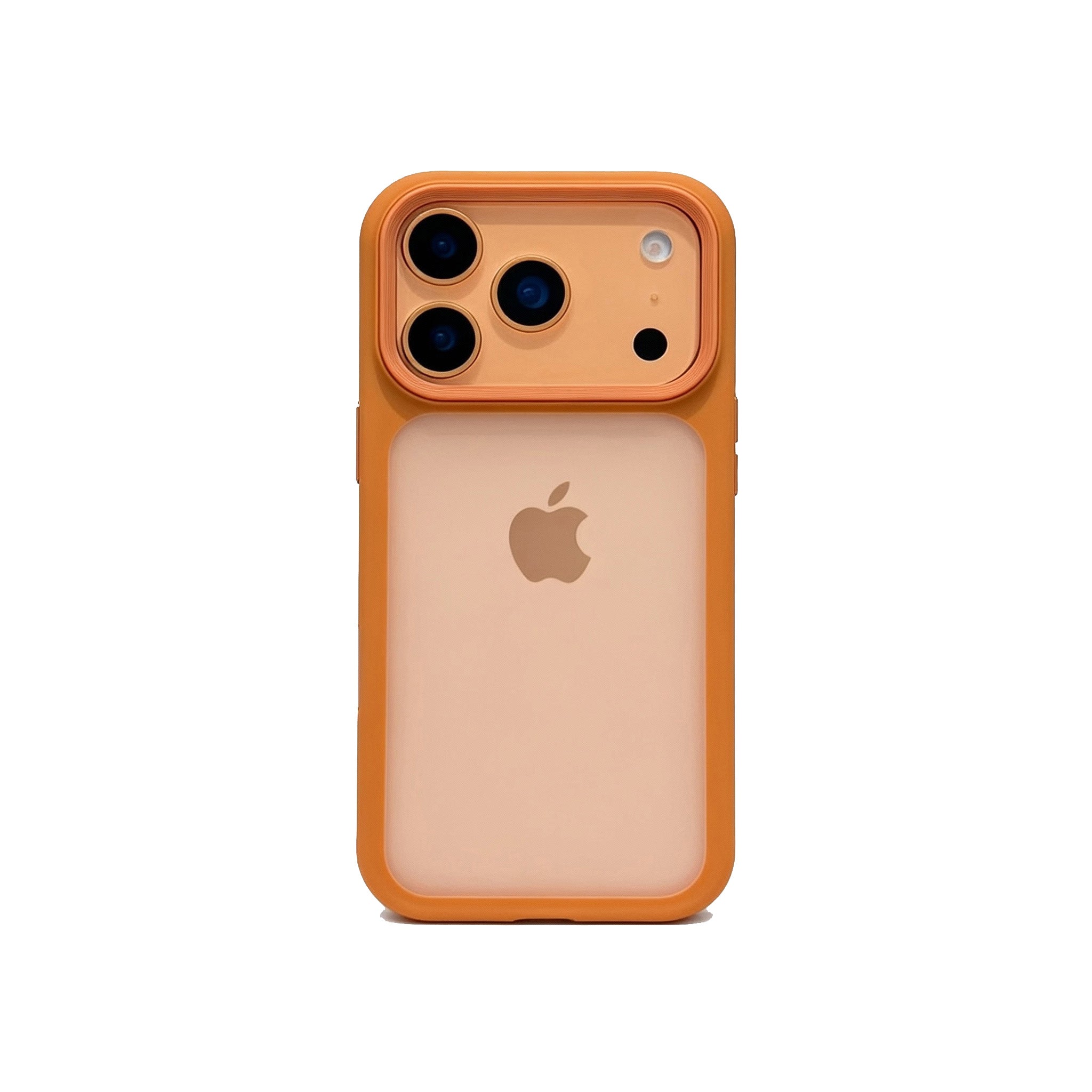 Wagmade Translucent Matte Case for iPhone 17 Pro Max - Sunset Orange Back Cover