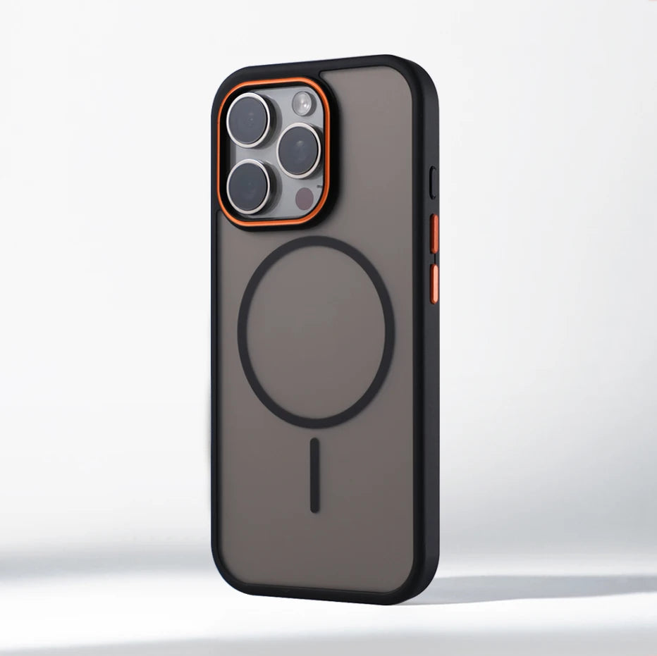 Contrast Color Magnetic MagSafe Phone Case for iPhone